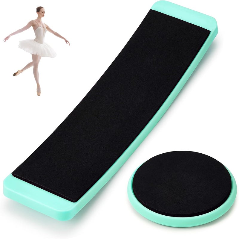 Motionchic 2 Pcs Portable Turning Board Figure Ice Skating Spinner for Ballet Dancers Ice Skaters Gymnasts Cheerleaders Training Improving Balance Pirouette Equipment - Image 1